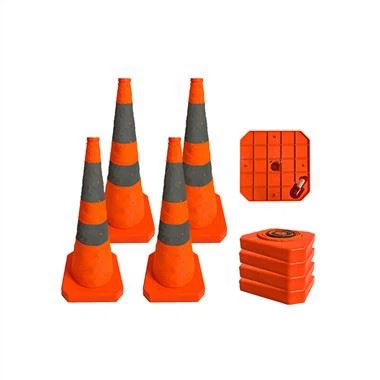 Πτυσσόμενος ανακλαστικός κώνος με φως LED