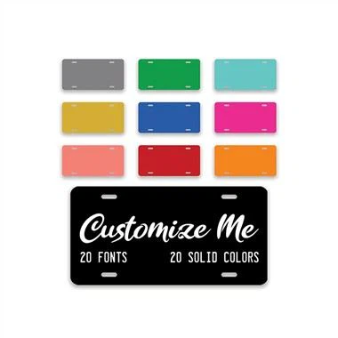 Προσαρμόστε την εξατομικευμένη πινακίδα κυκλοφορίας αεροπλάνου