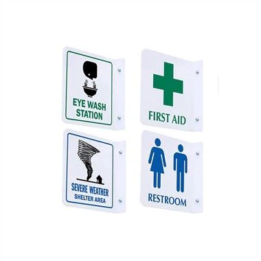 Προβολή στιλβωμένο ακρυλικό σήμα έκτακτης ανάγκης