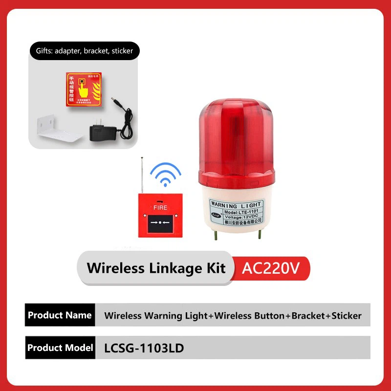Remote Controlled Warning Light Siren
